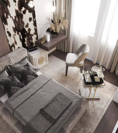 Дизайн-проект Детской Девочки в Трёхкомнатной квартире мкр Гидростроителей Краснодар